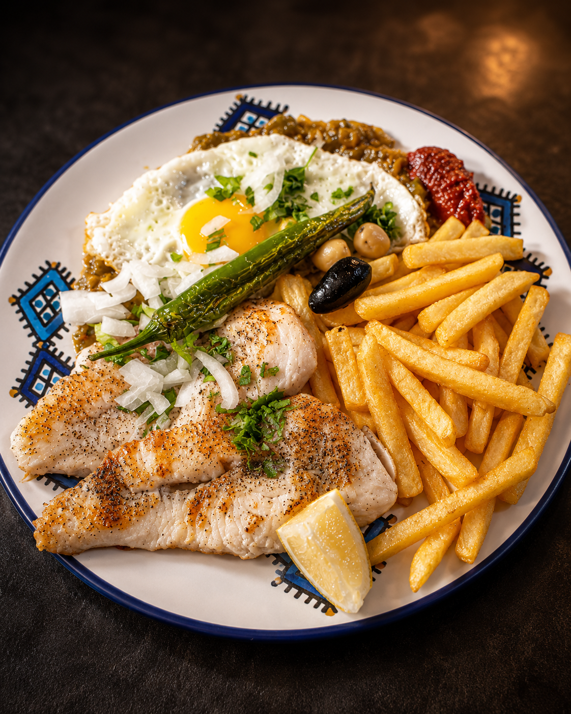 Grillades mixtes servies au restaurant Carthage Annecy
